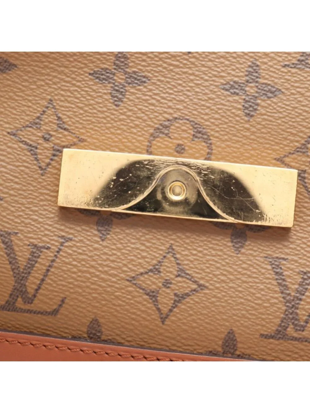 Louis Vuitton Shoulder Bag Dauphine MM 2-Way Canvas Leather